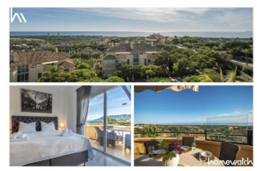 Luxury apartment with incredible sea and mountain views in Elviria Hills